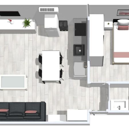 Roses Apartments 2 - Vista Mar Lateral 1Habitacion Exterior photo